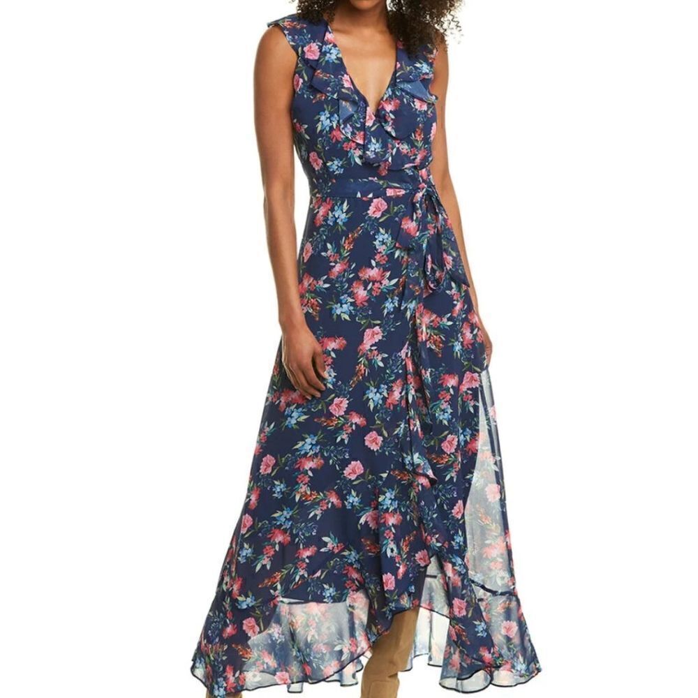 YUMI KIM - Size S - Women's Mulberry Navy Carla Maxi Wrap Dress NWT‎